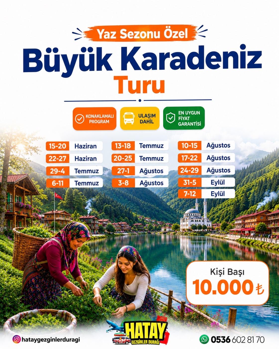 BÜYÜK KARADENİZ TURU